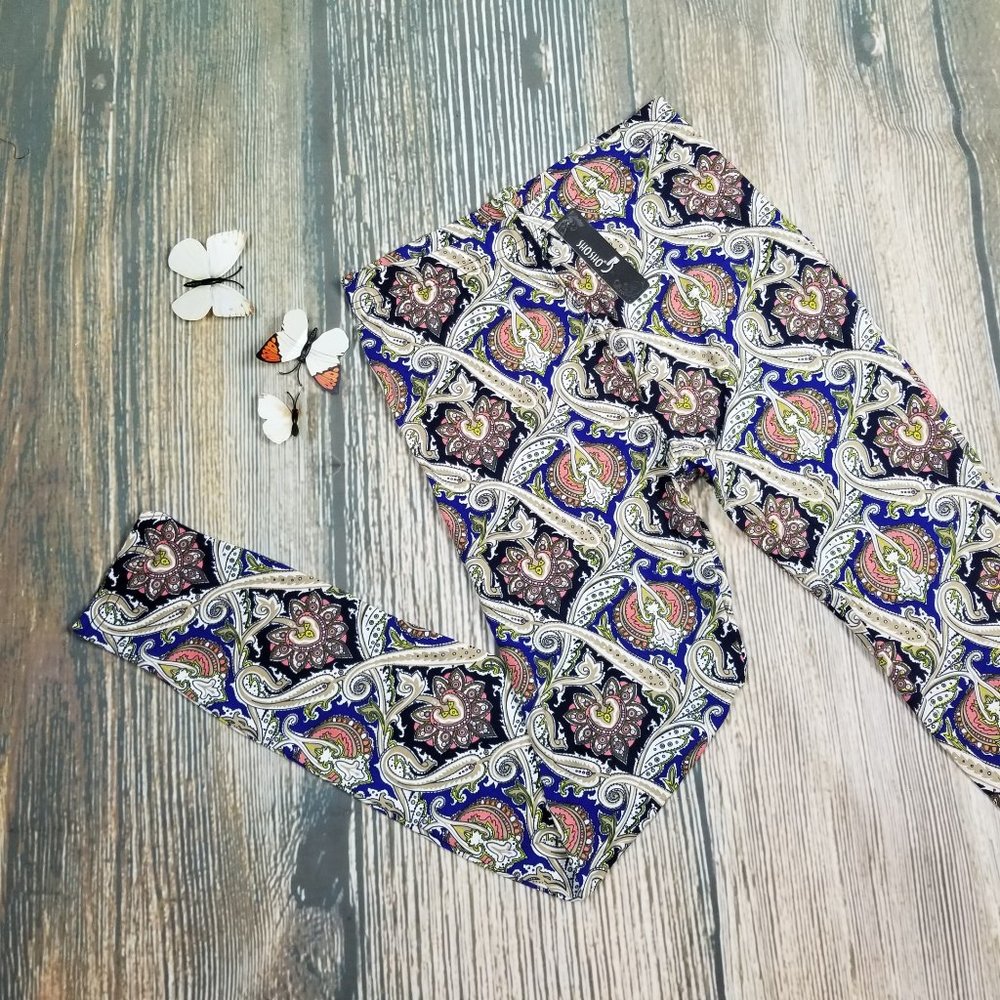 New SHOSHO tribal print stretch leggings